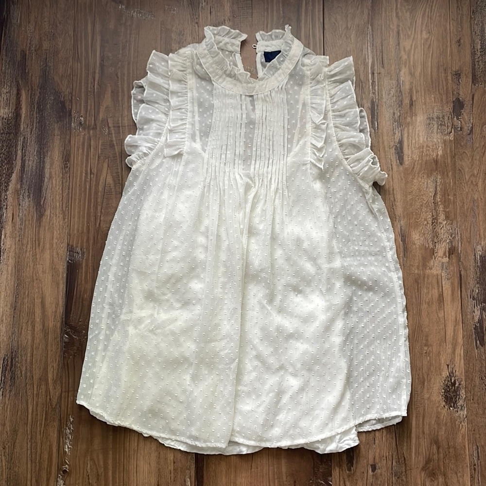 Blue Rain Textured Blouse